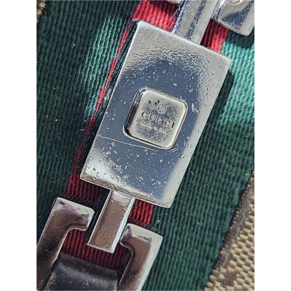 Authentic GUCCI Monogram Web Wallet Brown/Beige - Picture 5 of 15